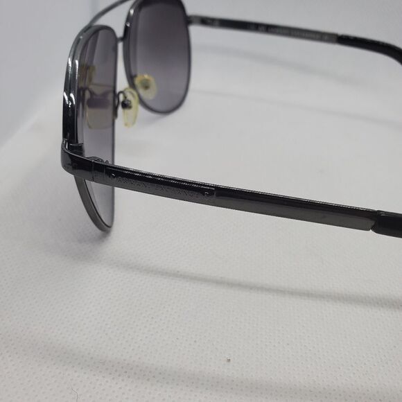 Armani Exchange Gray & Black Aviator Sunglasses & Case - Picture 13 of 15